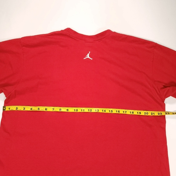 Vtg Air Jordan III 3 Spike Lee Mars Blackmon Graphic Tee Red Mens XL Small Hole - Picture 14 of 14